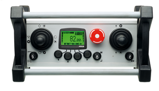 Joystick ABURemote desde arriba Joystick ABURemote desde arriba
